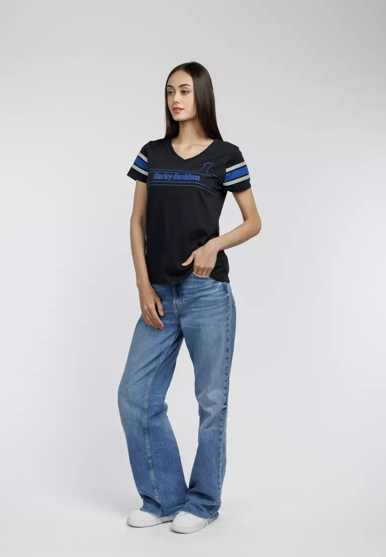 Harley-Davidson #1 Racing Tee with Reflective Stripe