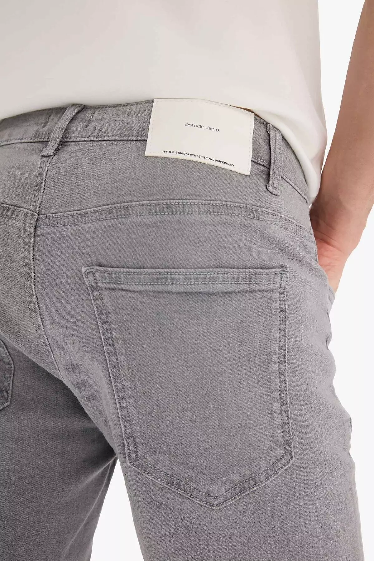 Slim Fit Slim Fit Jean Bermuda Shorts A4802Ax25Sm