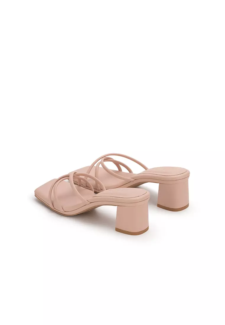 CLOUDFOAM STRAPPY BLOCK HEEL SLIDE