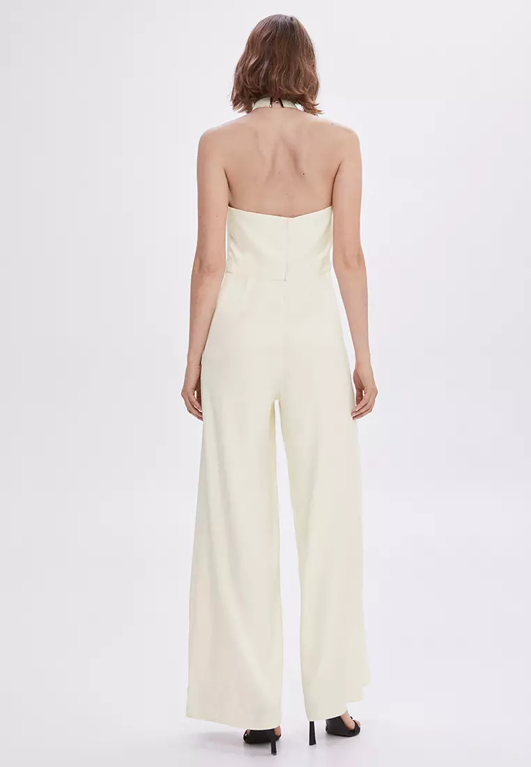 Reiss vianne bandeau sale jumpsuit ivory