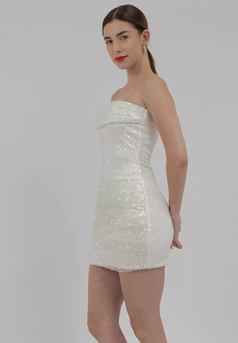 Valeria Beaded Mini Dress