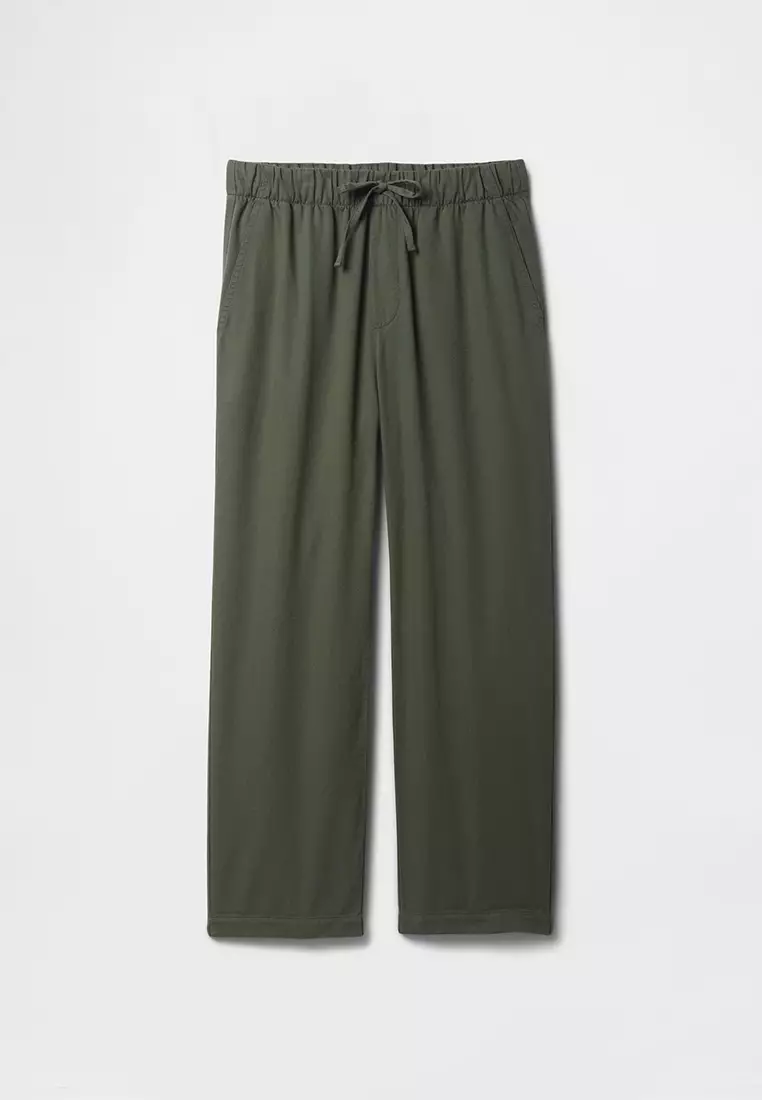 Mid Rise Easy Twill Pants