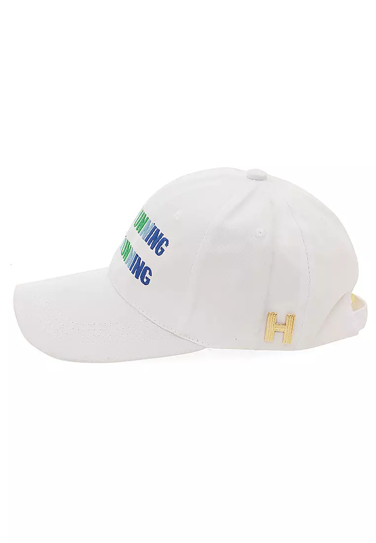 Drsh Topi Cap Snapback Baseball Unisex Creative Design Material Cotton ORIGINAL - White