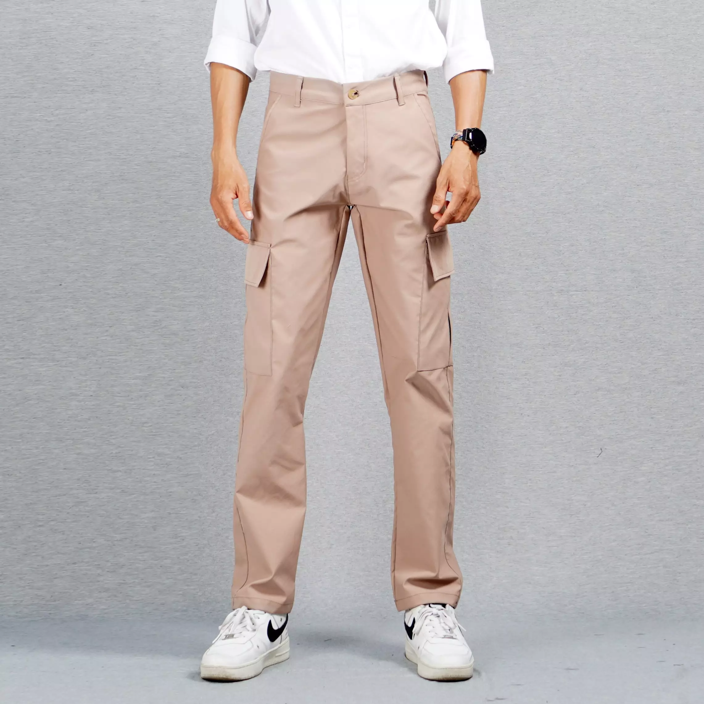  RAYMOND Celana Cargo Pria Earth Tone Cargo Tactical Pants - Coksu