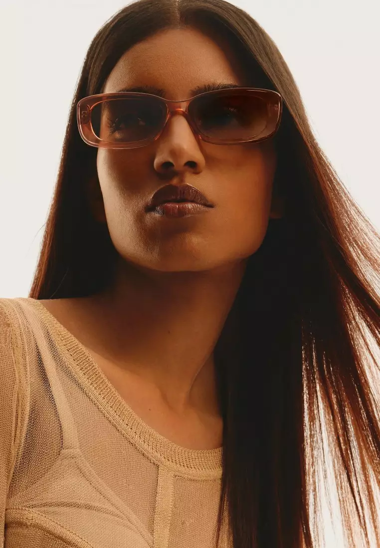 Vibe Check Sunglasses - Primrose/Sepia