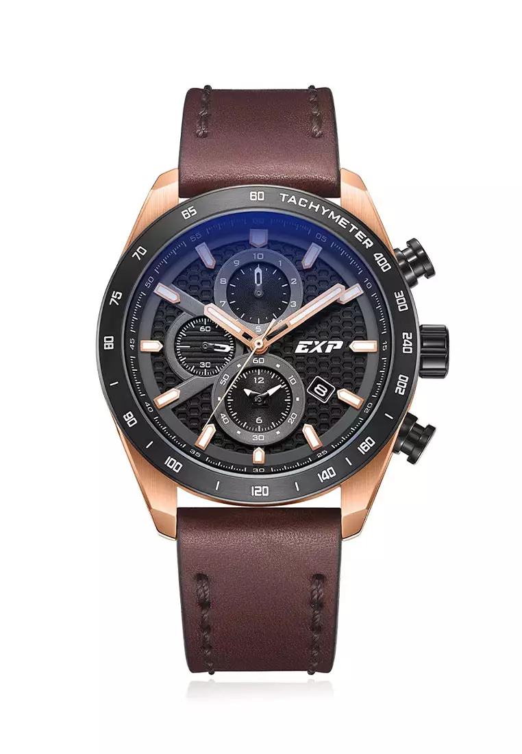 Jual Expedition Expedition Jam Tangan Pria Brown Rosegold Black