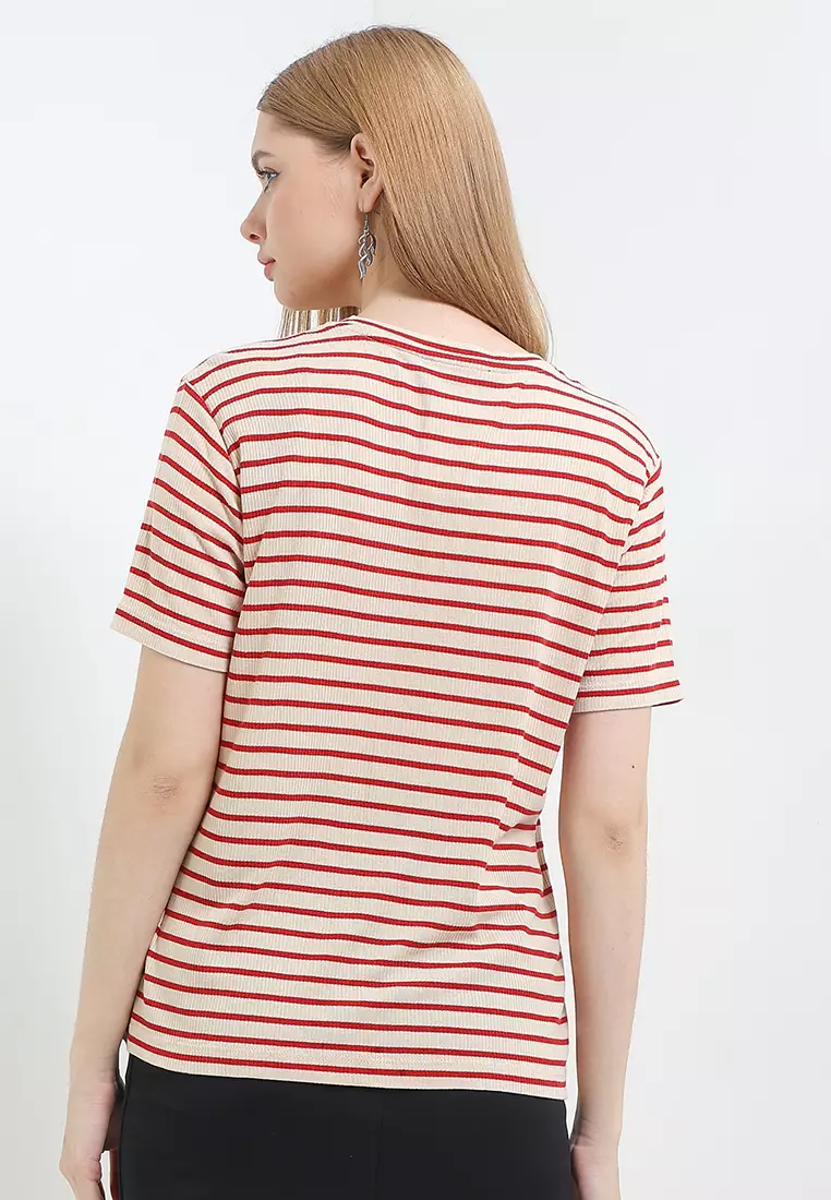 Aurory Stripe Tee