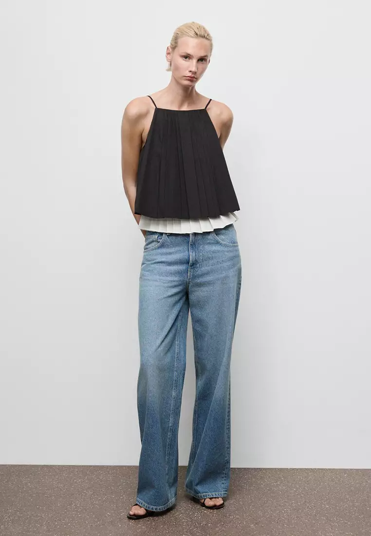 Pleated Combined Top