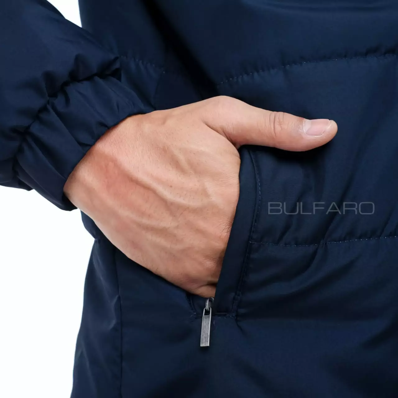 Jaket Puffer Stormy Navy Blue