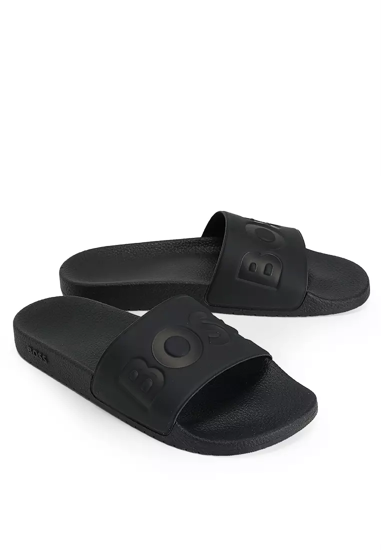 Logo Slide Sandals - BOSS Business