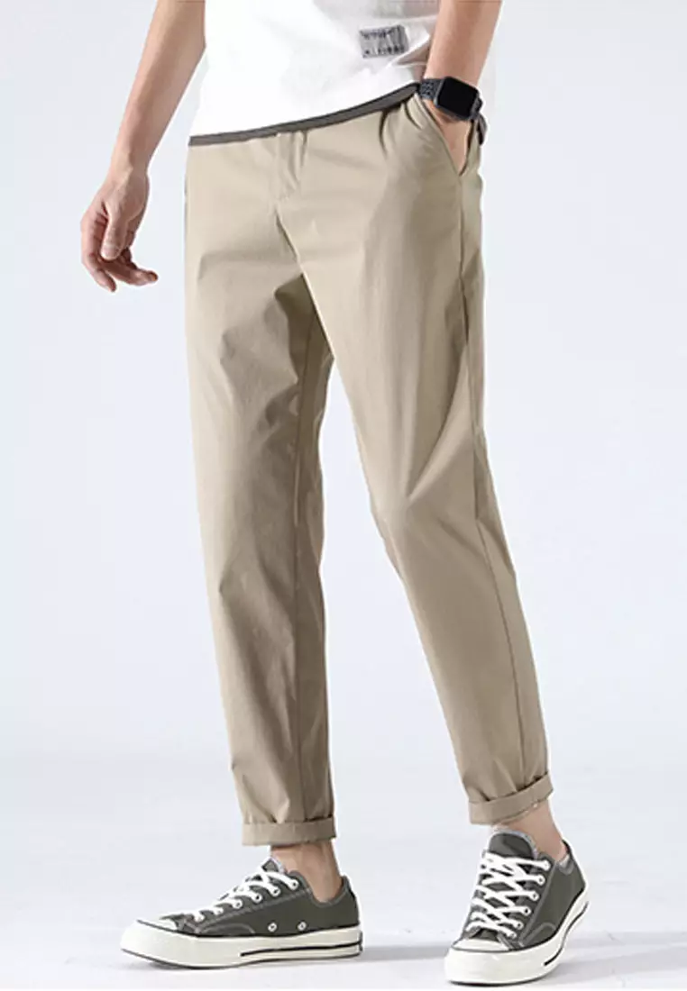 Man's Slim Ankle Suit Pants