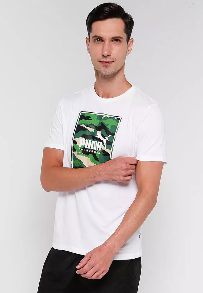 Puma box logo t shirt 2025