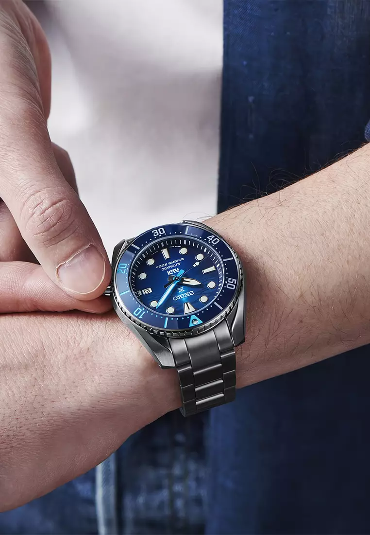 Seiko Prospex PADI Special Edition - Jam Tangan Pria - Stainless Steel - SPB375J1