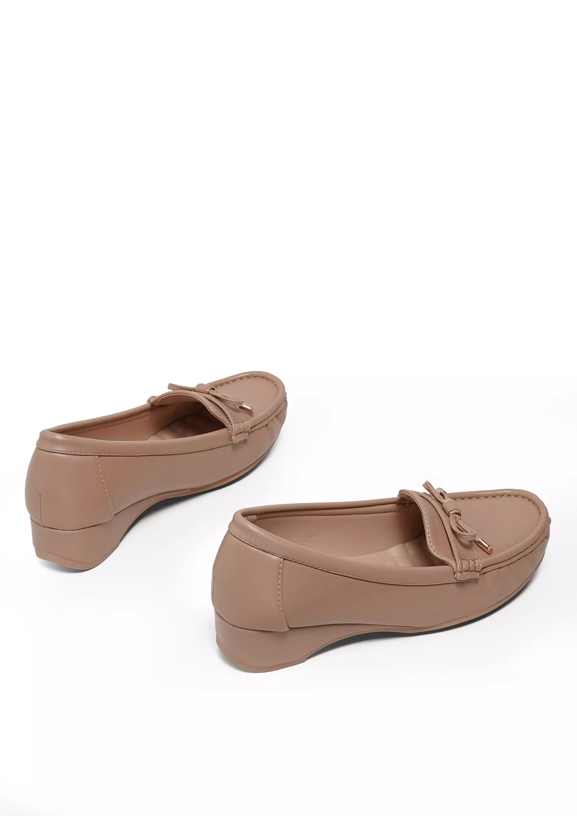 VIVI NICI - Julia Sepatu Kerja Wanita Hak 5 Cm Milk Coffee