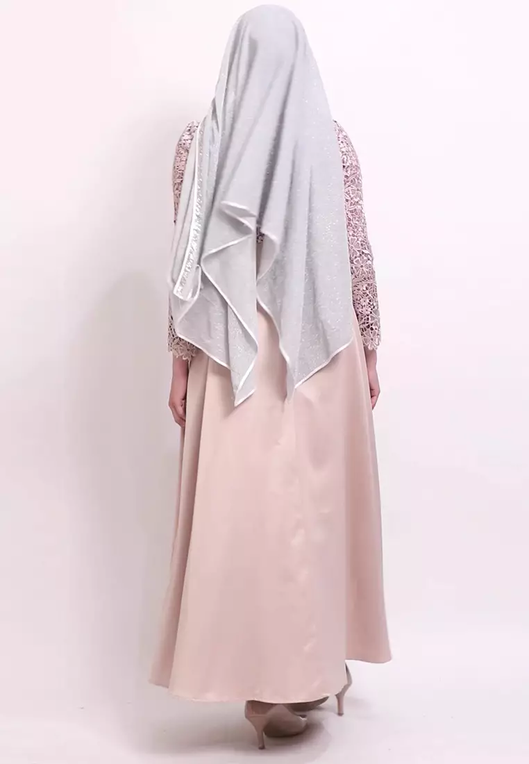 Bibiq Gamis Brokat Satin