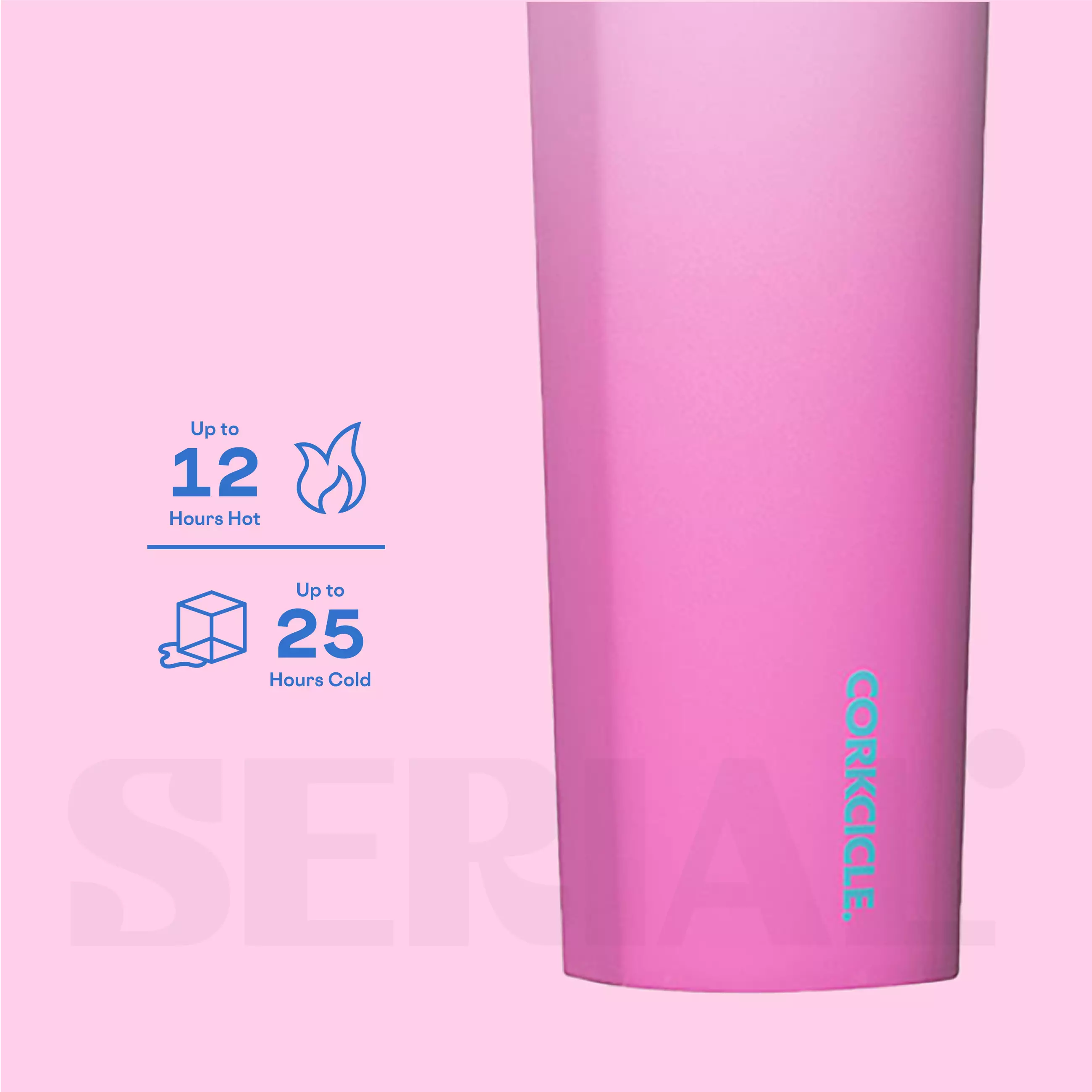 CORKCICLE Sport Canteen 20oz - Pink Pop