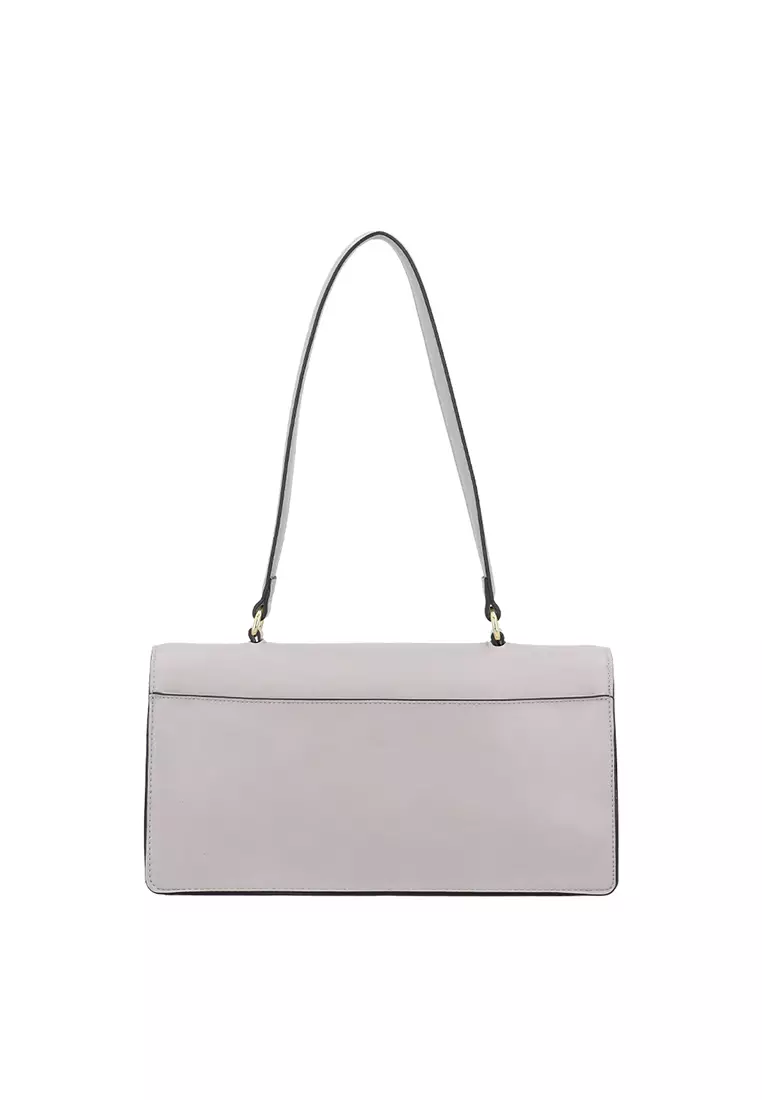 Maira Boxy Shoulder Bag - Light Grey