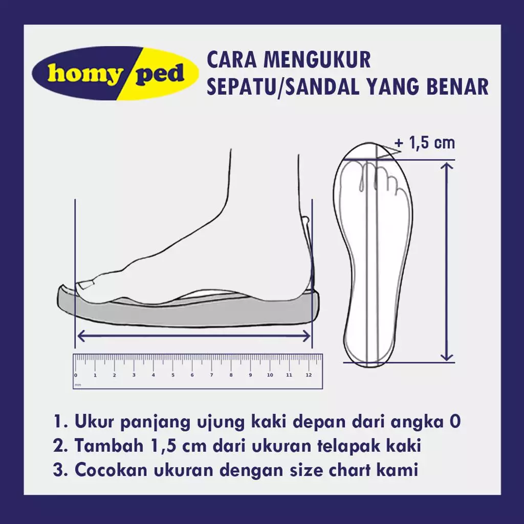 Homyped Duran 02 Sandal Selop Pria