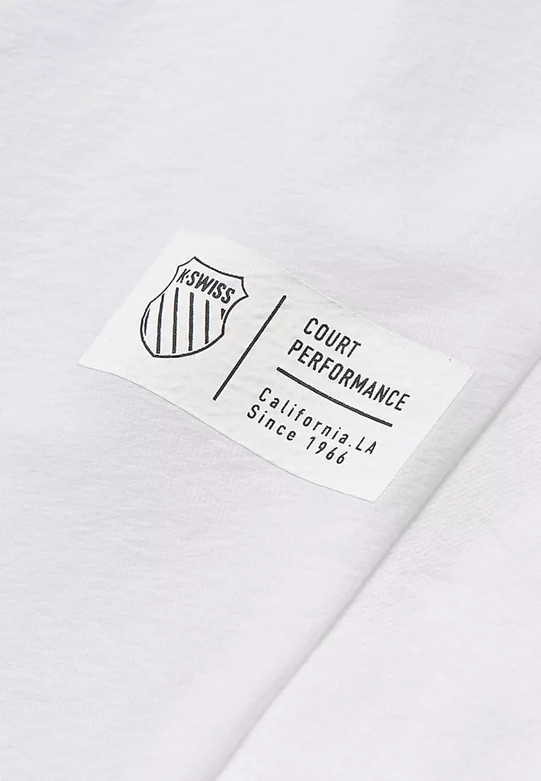 女裝 K-SWISS LOGO 荷葉邊連帽外套