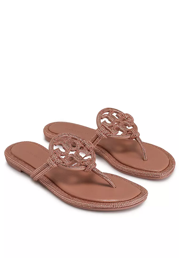 Discount on Tory Burch  shoes - SKU: Miller Pave Knotted Sandal (nt)
