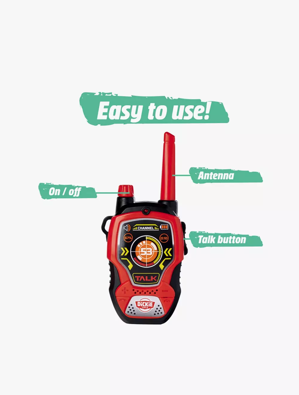 Dickie Toys Walkie Talkie Fun - DIK201118195 - Multi