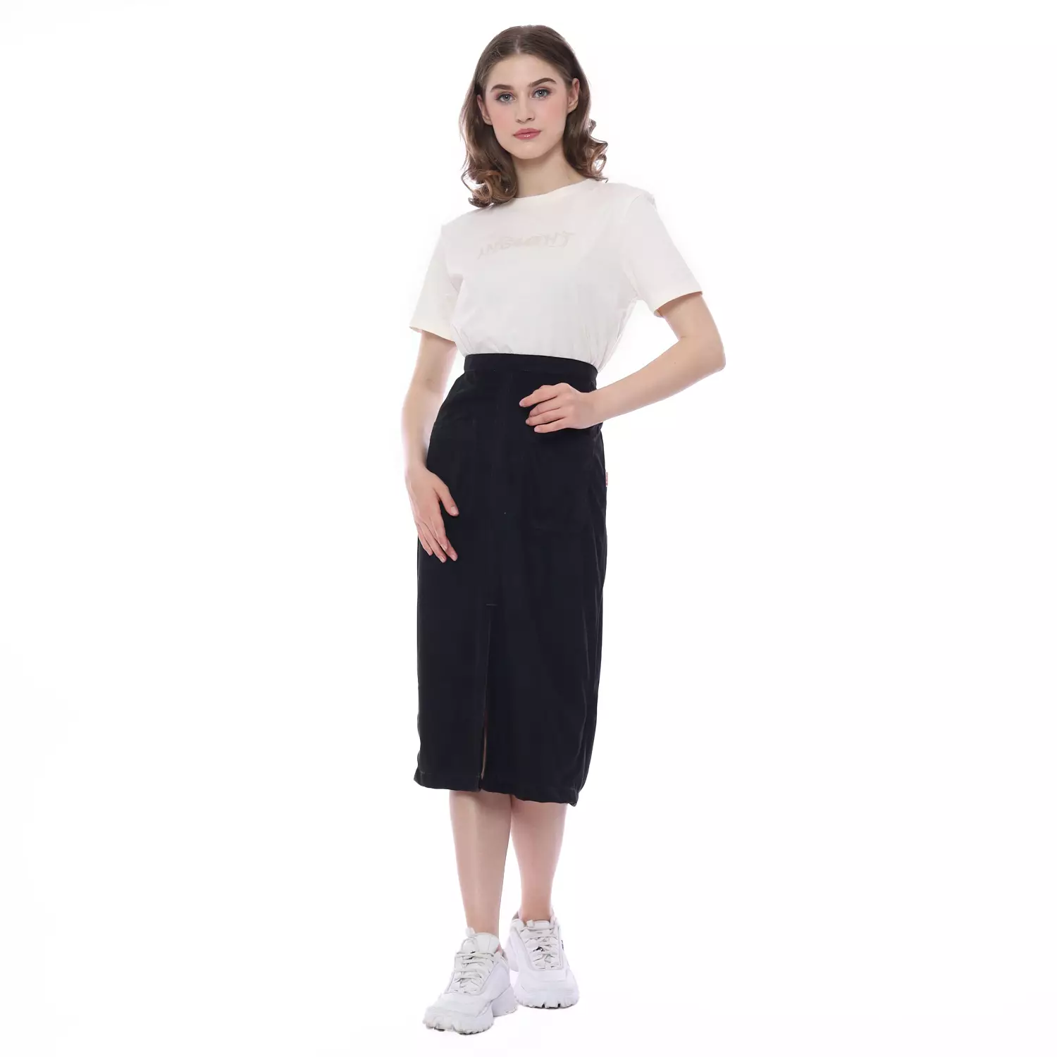 Insight Rok Wanita Young One Midi Skirt Planet Surf