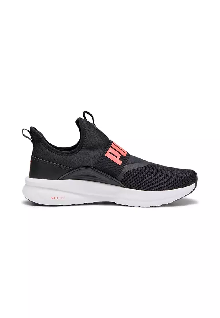 Buy PUMA Softride Enzo Evo Slip-On Shoes in Puma Black/Fire Orchid/Puma  White 2024 Online