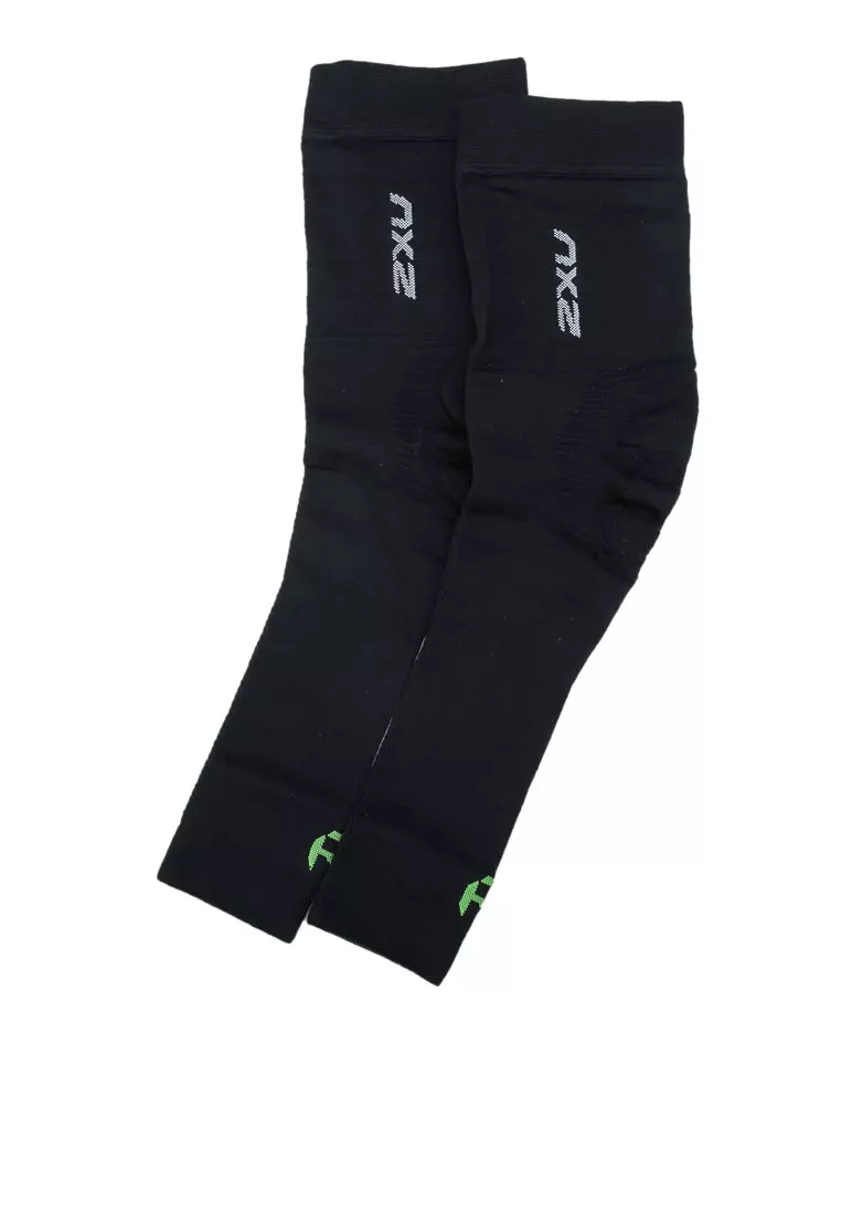2XU Unisex Leg Sleeves Recovery Flex - Compression Calf Sleeves for  Enhanced Recovery and Performance - Black/Nero