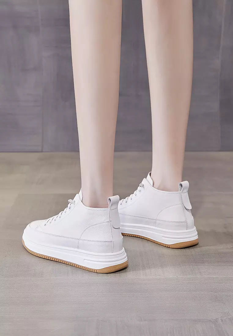 High-top Casual Leather Sneakers RX9303
