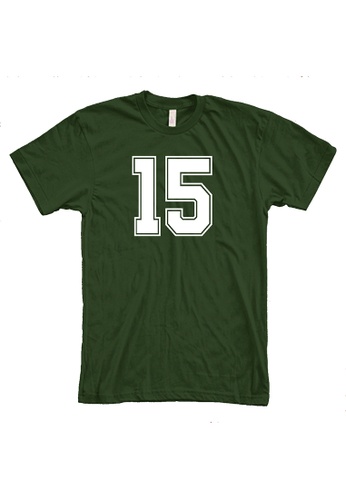 MRL Prints green Number Shirt 15 T-Shirt Customized Jersey ADF00AABD671A8GS_1