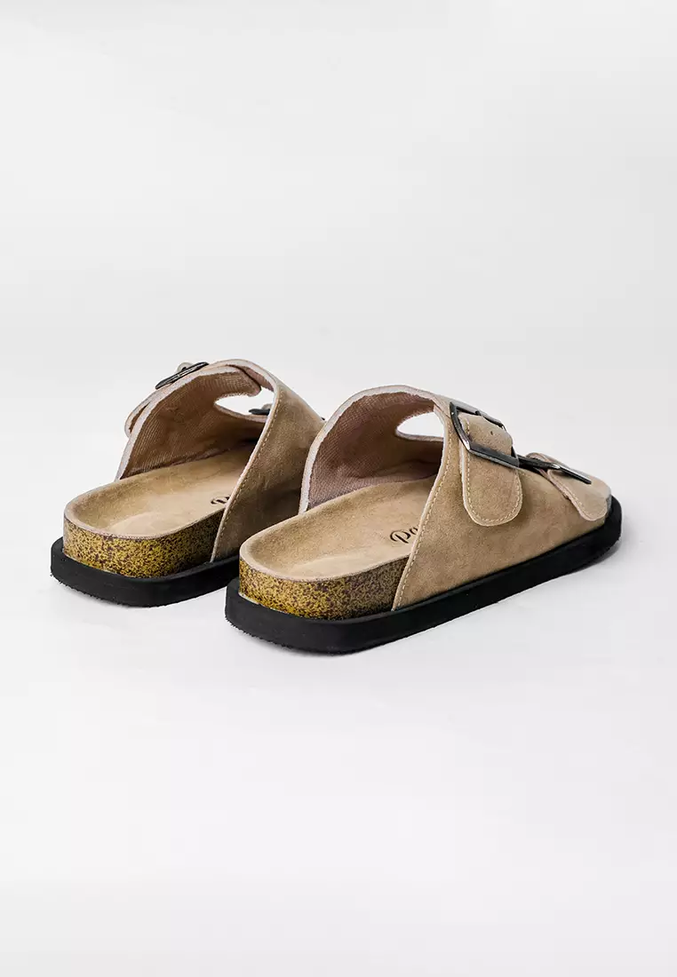 Pamole Sandal Wanita Kekinian Sendal Cewek - Magi Series Cream