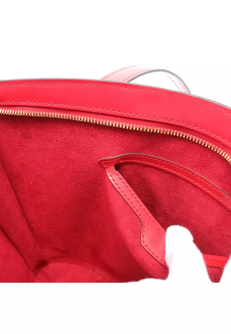 LOUIS VUITTON Saint Michel Monogram Epi Leather Shoulder Bag Red - 25%