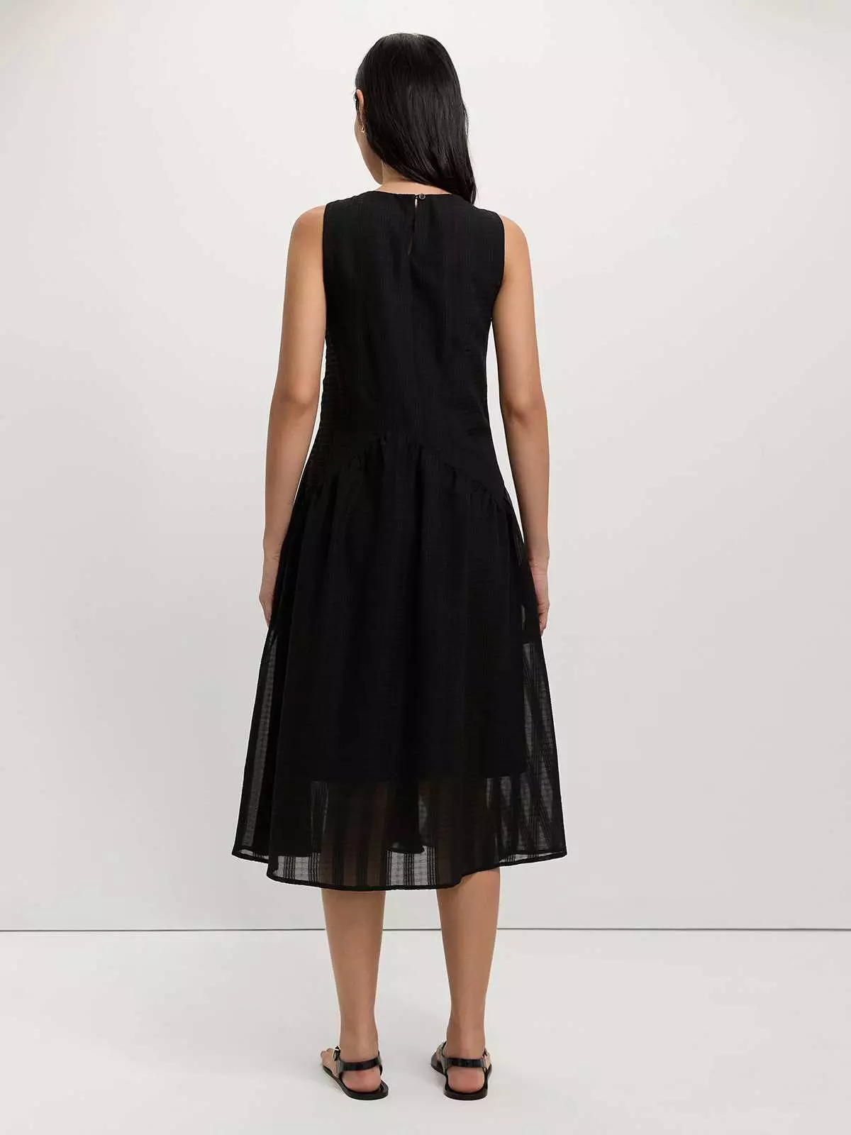 Asymmetrical Dress - Black