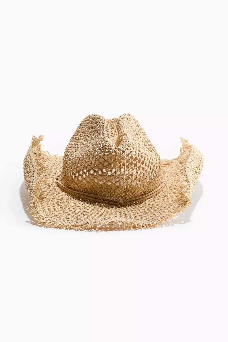 Straw cowboy hat
