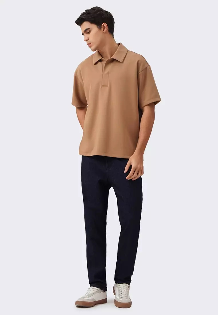 Men's Mid Weight Polo with Side Slits