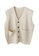 Twenty Eight Shoes white VANSA Knitted Vest Jacket  VCW-V15856258 AF9E9AAEB9FAEFGS_1