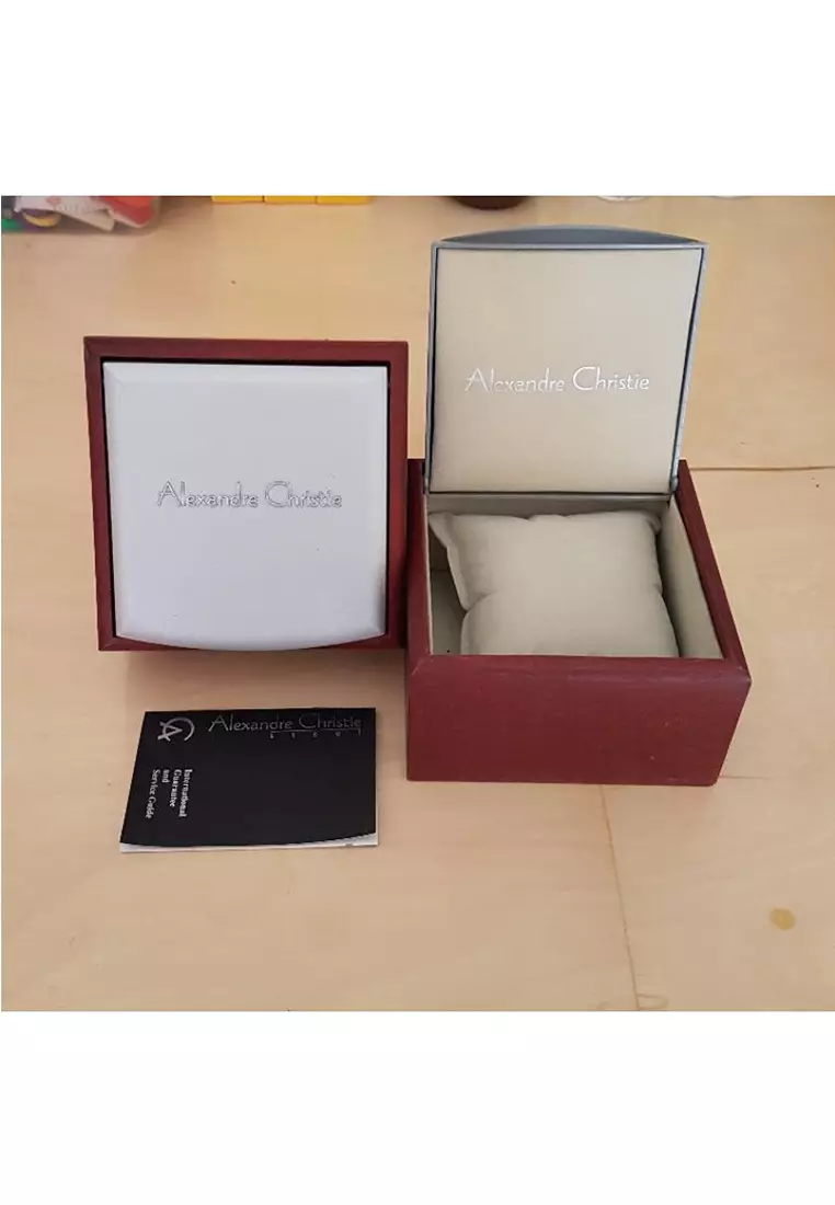 ALEXANDRE CHRISTIE AC 6141 ROSEGOLD BLUE MAN NEW MCBURBUBU