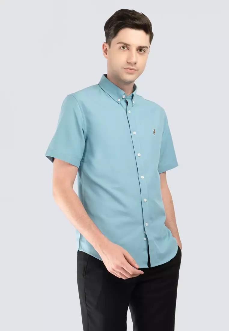 Polo Haus - Men’Cotton Plain Regular Fit Short Sleeve