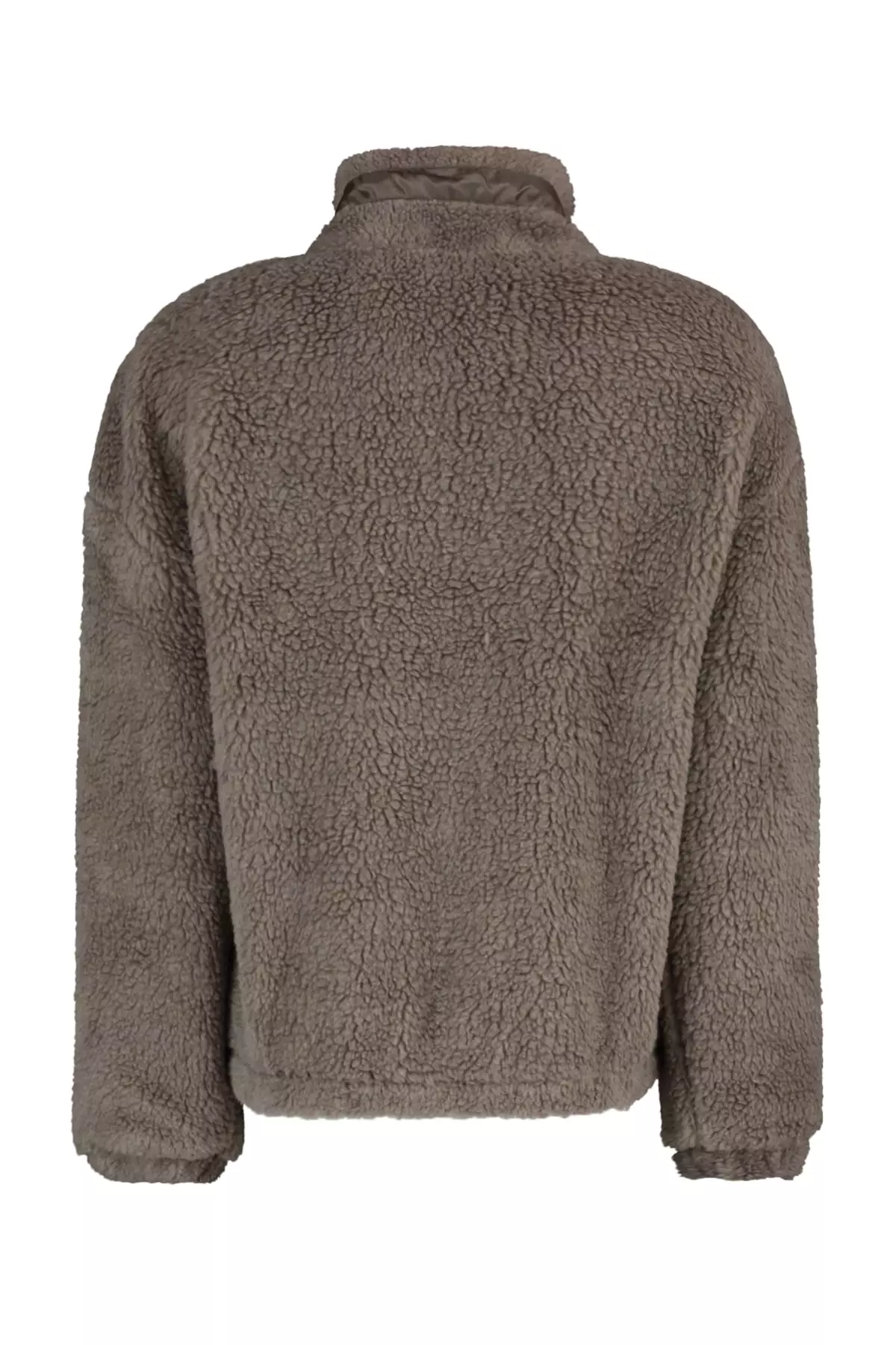 Oversize Mink Plush Jacket Zipper Coat