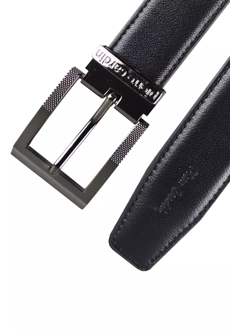 Pierre Cardin Ikat Pinggang Pria Kulit Leather Sabuk Gesper Branded Impor Men Belt Casual P