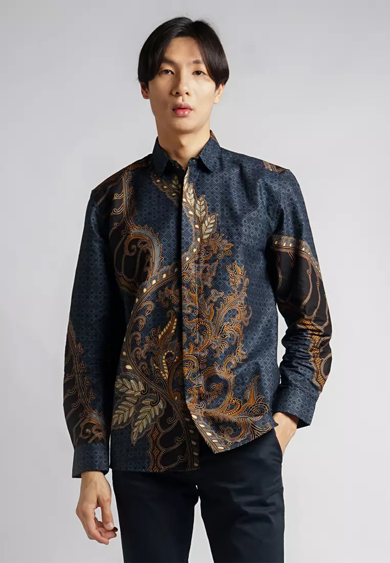 MY AKSA BATIK PRIA KEMEJA PANJANG FURING TRICOT RICHIE RHEA