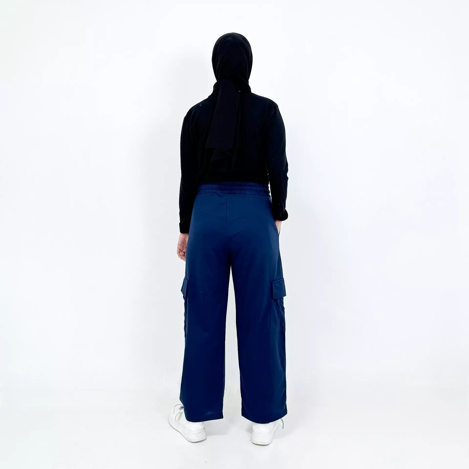 Celana Panjang Kargo Talis [NAVY] Strech Fit 95 Kg