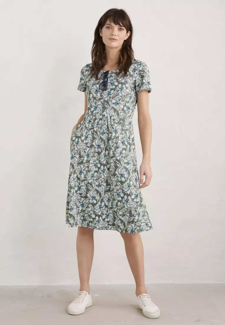 Buy Seasalt Cornwall Seasalt Cornwall Green Enor Dress 2025 Online | ZALORA