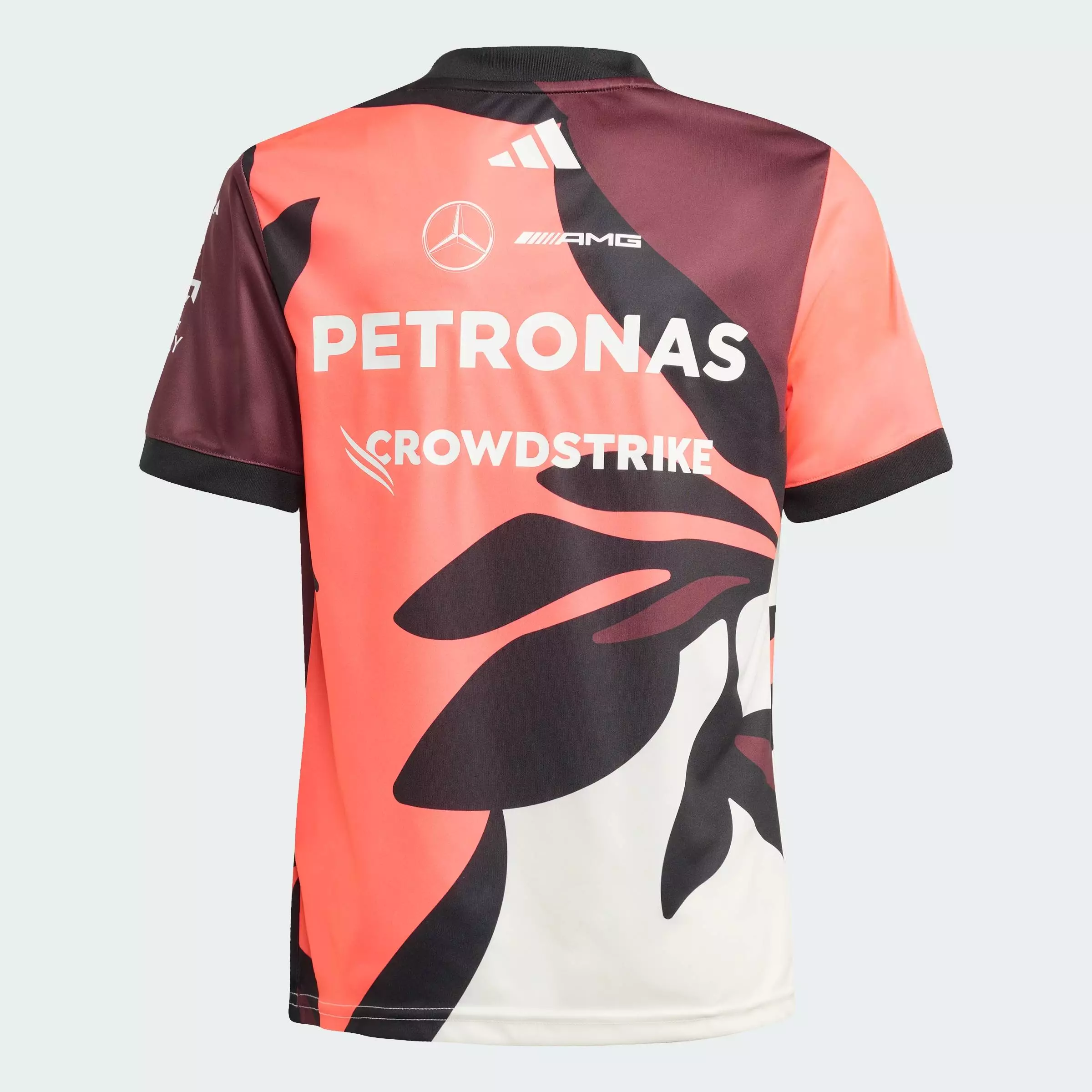 Motorsport Mercedes - AMG Petronas Formula One Team Driver Jersey Summer Pack Kids Unisex Burgundy JZ6209