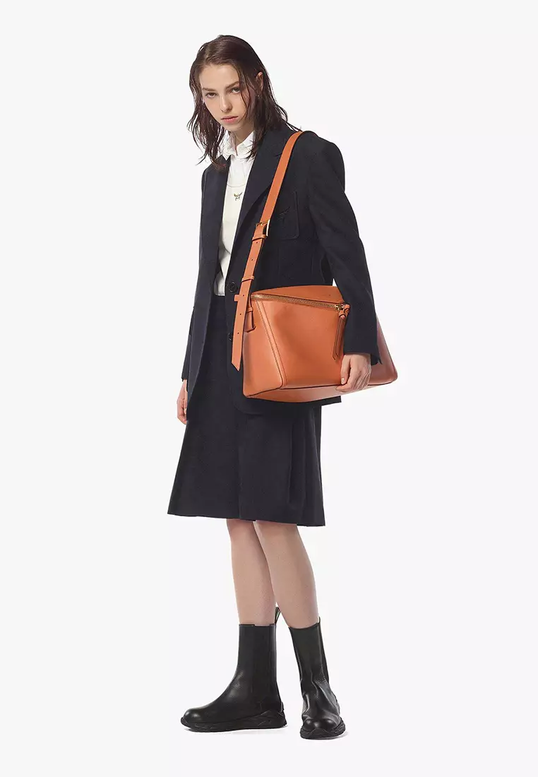 Diamant 3D Shoulder Bag in Calf Leather