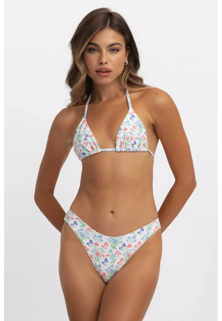 Lydia Classic Medium Bikini Bottoms / Forget Me Not