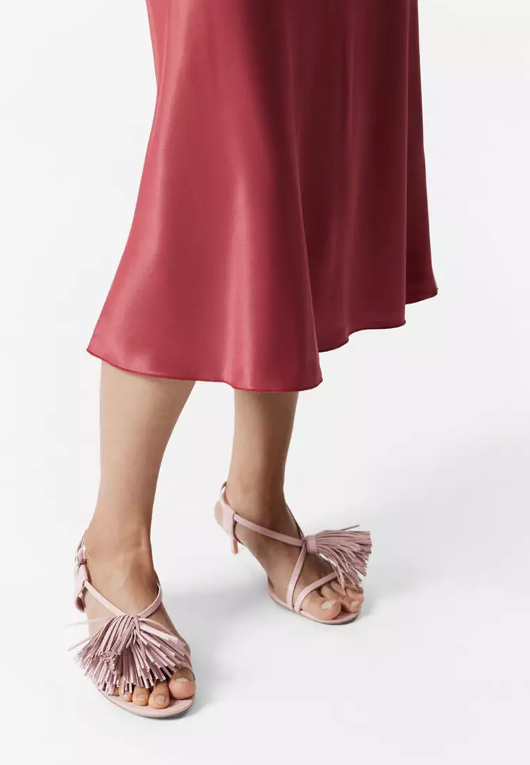 Satin Midi Skirt