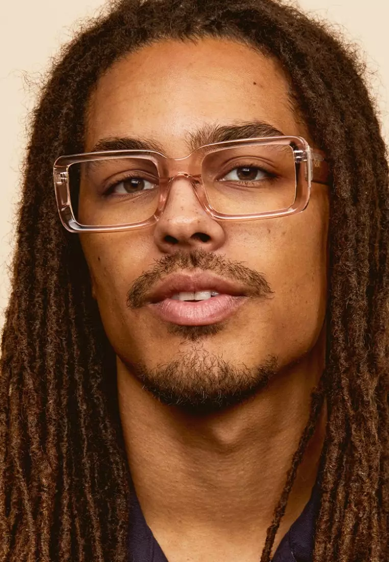 Yada Yada Blue Light Glasses - Champagne/Clear