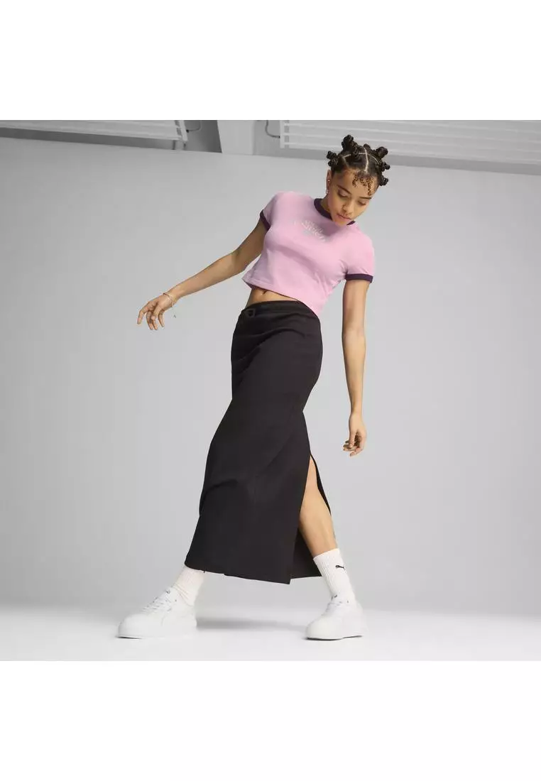 Downtown Graphic Baby Tee Women