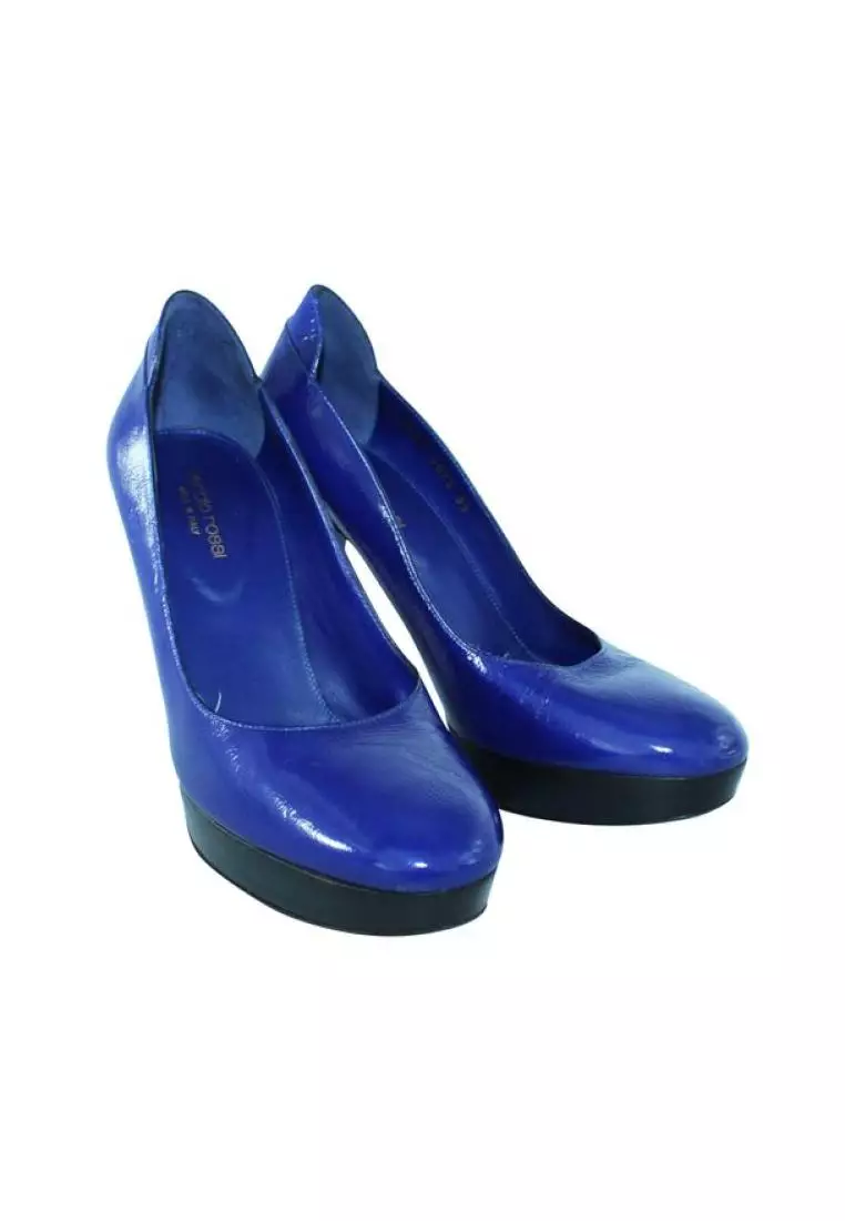 Electric blue heels pumps discount